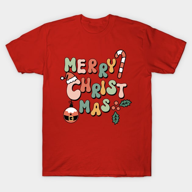 Merry Christmas T-Shirt by EliseOB